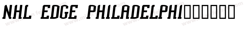 NHL Edge Philadelphi字体转换